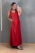 Vestido Linho | Alça amarração - FOREVER