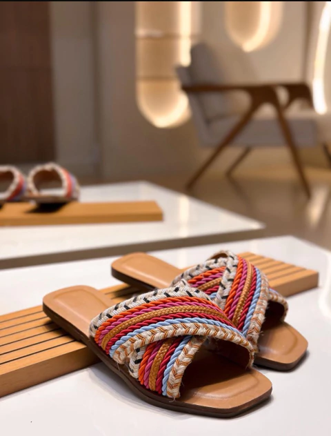 Sandália Rasteira São Francisco | Colorido