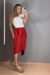 Saia Midi em Linho - FOREVER