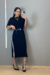 Vestido Midi em Tricô Modal