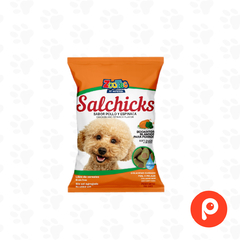 Salchicks Bocaditos Blandos de Pollo y Espinaca 100gr (Zootec)