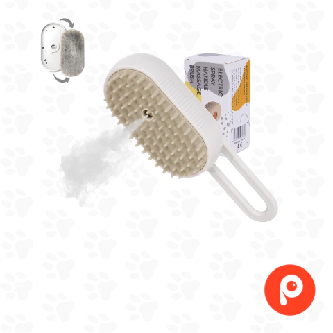Peine para Gatos/ Perros a Vapor Autolimpiante Saca Pelos