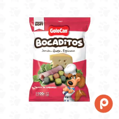 Golocan Bocaditos Jamon/ Queso/ Espinaca 100Gr