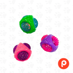 Pelota Diamante TPR 8cm con Luz