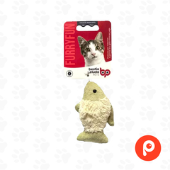 Pez con Catnip en el Interior del Peluche