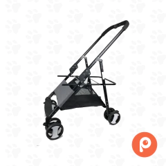 Imagen de Cochecito de paseo para mascotas plegable (Modelo Laura) Color azul /rosa (Consultar colores disponibles)