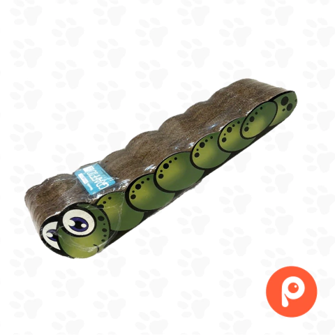 Rascador en forma de gusano (48 x11 x12cm)