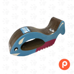 Rascador en forma de ballena (35 x14 x12 cm)