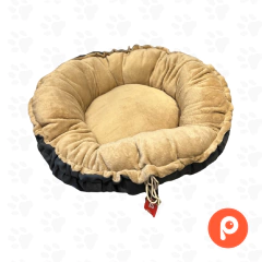 Cama Dona reversible (Piel sintética + tela lisa) Mide 68cm de Diámetro. Consultar colores disponibles. en internet