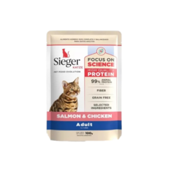 Sieger Katze Adulto Salmon y Pollo Pouch - comprar online