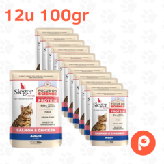 Sieger Katze Adulto Salmon y Pollo Pouch - Paws Pet Market