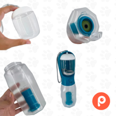 Botella 3 en 1. Dispenser de Agua, Alimento y Bolsas - comprar online