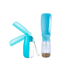 Botella Dispensadora Plegable de Agua y Comida - comprar online