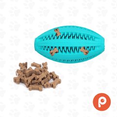 Pelota de rugby, menta, caucho natural, 11 cm, (Tamaño Grande) - comprar online