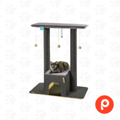 Cat Castle (Base 80x50cm / Altura 105cm / casa 30x50x30)