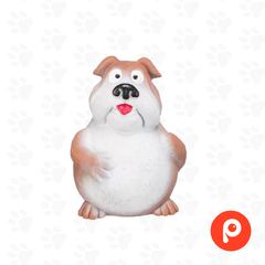 Perro, látex, c/sonido, 14 cm