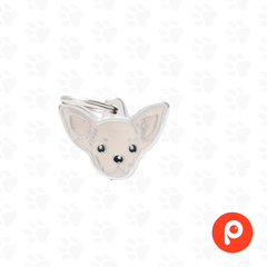Chapita Identificatoria My Family Cream Chihuahua