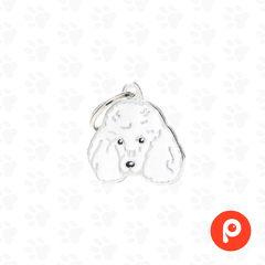 Chapita Identificatoria My Family WHITE POODLE