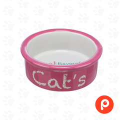 Comedero de cerámica, Cats, 0,3l, Ø12 cm (Trixie) (Consultar colores disponibles)