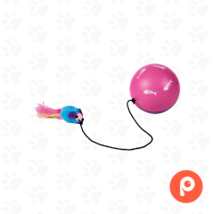 Pelota con Motor y raton "Turbinio" (Trixie)