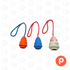 Jumper con cuerda, caucho natural 8cm /30cm (BP pets) - comprar online