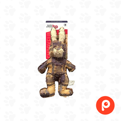Conejo, tela retazos 36,8 cm, con chifle