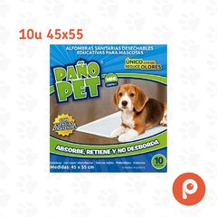 PAÑOPET MINI ALFOMBRA x10 (COMPACT) 45x55