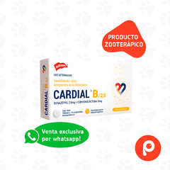 Cardial B Palatable 2,5mg x 20 comprimidos