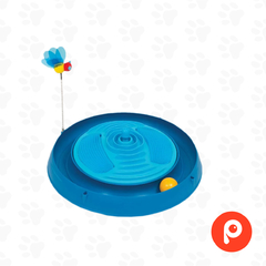 Catit Play 3 in 1 Circuit Ball Toy with Massager - Azul