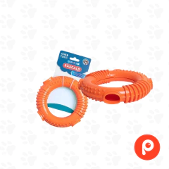 Anillo Juguete dispensador de snack - Amarillo / Naranja - medida: 15,7x3cm - comprar online