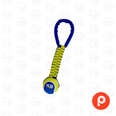 Fitness Pelota con TPR Twist Tug 30.5 cm K9 (Zeus)