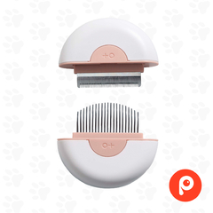 2 en 1 Mini Pet Comb PELO LARGO - Rosa