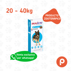 Bravecto Comprimidos Masticables Antipulgas de 20 a 40kg