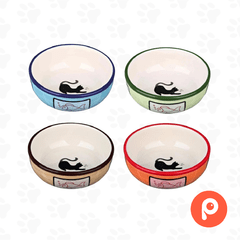 Comedero de ceramica gato 0,35lt /12,5cm (Trixie)