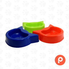 Comedero Cara Gato con orejas Plastico - comprar online