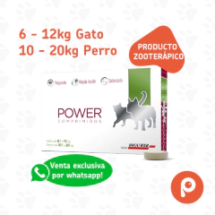 POWER COMPRIMIDOS PERRO (10.1a20kg) GATO (6,1 a 12kg)