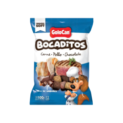 Golocan Bocaditos Carne/ Pollo/ Choco 100Gr - comprar online