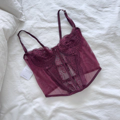 Bustier Juliette - bordo - comprar online