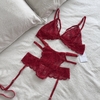 Set Molly rojo - conjunto & liguero - comprar online
