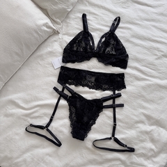 Set Molly negro - conjunto & liguero en internet