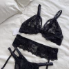 Set Molly negro - conjunto & liguero - comprar online