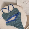 Bikini Liverpool - azul&verde - comprar online