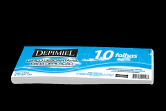 LENCO DEPIMIEL DEPILACAO BRANCO COM 10 FOLHAS