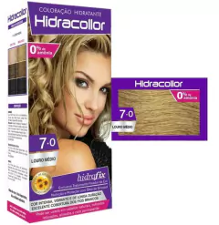 Coloração Hidracolor Kit 7.0 Louro Médio