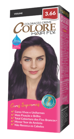 COLORACAO COLORE HAIR FLY 3.66 VIOLINE
