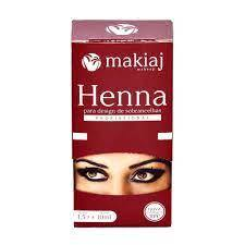 HENNA MAKIAJ CASTANHO ESCURO