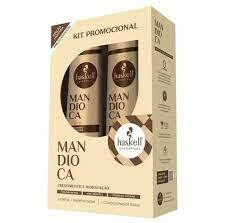 KIT SHAMPOO E CONDICIONADOR HASKELL MANDIOCA 500ML na internet