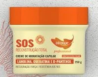CREME HIDRATACAO VIZZAGE S.O.S RECONSTRUÇÃO TOTAL 250G - comprar online