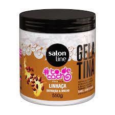 GELATINA SALON LINE LINHAÇA 550G 