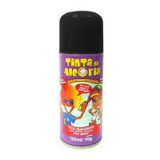 SPRAY COLOR PARA CABELO ALEGRIA PRETO 120ML - comprar online
